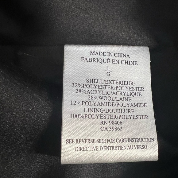 Theory kuvana asymmetrical zip front sleeveless houndstooth peplum top. Size L - Picture 7 of 10